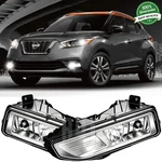Pair For Nissan Kicks 2018-2020 Front Bumper Led Fog Light Lamps Left & Right. Fixed Price $55.99.