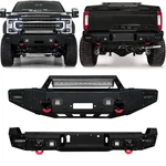 Vijay 2017-2022 Ford F250/F350/F450 Front/rear Bumper W/winch Plate&lights. Fixed Price $489.99.