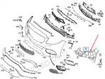 Mercedes-benz C-class W205 Front Bumper Left Bracket A2058850565 2016 No Duty. Fixed Price $72.44.