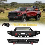 Aaiwa Front/rear Bumper For Dodge Ram 1500 Rebel 2019-2024 W/winch Plate+lights. Fixed Price $1159.98.