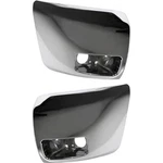 Bumper End Caps Set For 07-13 Chevy Silverado 1500 With Fog Light Hole Chrome. Fixed Price $206.70.