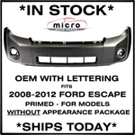 2008-2012 Ford Escape Front Bumper Cover Oem Primed 8L8Z17D957CPTM FO1000621. Fixed Price $132.95.