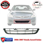 New Bumper Grille For 2006-2007 Honda Accord Sedan Front Textured Black. Fixed Price $36.15.