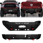 Vijay Steel Front/rear Bumper W/winch Plate For 2019-2024 Dodge Ram 2500/3500. Fixed Price $469.99.