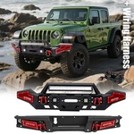 Aaiwa Front & Rear Bumper W/ Led Lights Fit For 2020-2024 Jeep Gladiator Jt 001. Fixed Price $389.95.