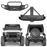 Tubular Front Winch Bumper + Rear W/tc For Jeep Wrangler Jk 2007-2018. Fixed Price $698.39.