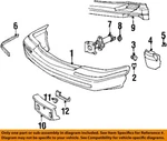 Gm Oem 97-99 Deville Front Bumper Components-side Extn 25685996. Fixed Price $67.66.