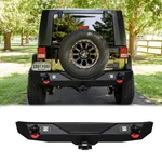 Vijay For 2007-2017 Jeep Wrangler Jk Steel Rear Bumper With Led Light& D-rings. Fixed Price $259.99.