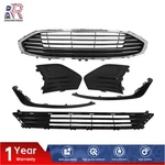 Front Upper&lower Grill+fog Light Covers+trim Plastic Ford Fusion 2019 2020. Fixed Price $98.06.