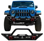 Vijay Brand New Front Bumper W/winch Plate For 2007-2023 Jeep Wrangler Jk/jl/jt. Fixed Price $239.99.