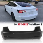 Rear Bumper Cover Fascia W/ Park Assist For 2017-2023 Tesla Model # TA1100100. Fixed Price $189.00.