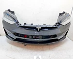 22-25 Oem Tesla Model X Front Bumper Cover Black Pbsb W/ Headlight Complete. Fixed Price $6999.95.