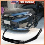 For Honda Civic 11TH 2025UP Yofer Gloss Black Front Bumper Lip Splitter Painted. Fixed Price $132.05.