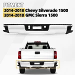2014-2018 Chevy Silverado Gmc Sierra 1500 Chrome Rear Bumper Assembly W/ Sensor. Fixed Price $350.00.