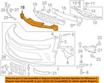 Gm Oem 16-18 Camaro Front Bumper Grille Components-absorber 23386457. Fixed Price $268.92.