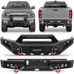 Ford Ranger 2019-2023 Offroad Steel Front /rear Bumper W/winch Plate +lights. Fixed Price $399.56.