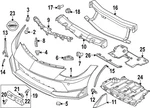 Genuine Nissan Bumper Trim 62087-1YC5A. Fixed Price $82.39.