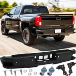 Rear Steel Step Bumper Assembly For 2014-2018 Chevy Silverado 1500 & Gmc Sierra. Fixed Price $315.99.