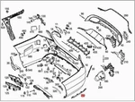 Genuine Mercedes W205 C-class Trim Strip 2058850521. Fixed Price $64.29.