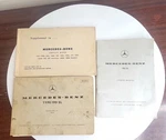 Mercedes-benz 190SL User Manual, Service Book, Catalog 1959 Orginal Books. Fixed Price $300.00.