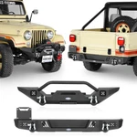 Hooke Road Steel Front Rear Bumper Fit Jeep CJ-5 CJ-7 CJ-8 Scrambler 1976-1986. Fixed Price $259.59.