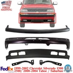 Front Bumper Kit Primed Steel For 1999-2002 Chevy Silverado 1500 Tahoe Suburban. Fixed Price $421.55.