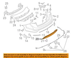 Ford Oem 14-19 Fiesta Rear Bumper Components-lower Cover D2BZ17K835BB. Fixed Price $455.69.