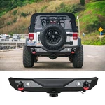 Vijay For 2007-2017 Jeep Wrangler Jk Steel Rear Bumper With Led Light & D-ring. Fixed Price $259.99.