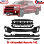 Front Bumper Cover Primed & Grille Assembly For 2016-18 Chevrolet Silverado 1500. Fixed Price $684.50.