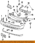 Honda Oem 90-21 Accord Components-bumper Cover Clip 91502SP0003. Fixed Price $10.48.