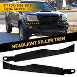 Lh & Rh For Toyota 2005-2011 Tacoma Bumper Front Headlight Trim Filler Panel Set. Fixed Price $8.54.