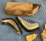 Nos 1973 Buick Electra Rear Bumper Guards 1242710 1242713. Fixed Price $99.00.