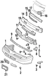 Genuine Gm Front Bumper Fascia Engy Absorber 16520961. Fixed Price $23.56.