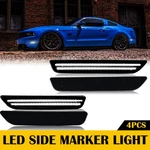 4X Bumper Full Auxito Led Light Side Marker Smoked 2010-2014 Ford Mustang. Fixed Price $38.99.