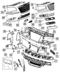 Genuine Mopar 2012-2014 Chrysler 300 Bumper Fascia Applique Left 68175171AA. Fixed Price $85.85.