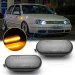 Dynamic Smoked Lens Led Side Marker Signal Light For Vw MK4 Jetta Gti R32 Beetle. Fixed Price $14.98.
