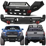 Offroad For 2016 2017 2018-2022 Toyota Tacoma Front Rear Bumper W/winch Plate. Fixed Price $474.99.