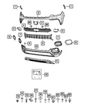 68244508AB Fascia Support Bracket Right Side For 2017-21 Jeep Compass. Fixed Price $12.50.