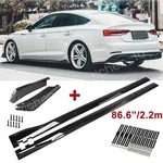 86.6" Side Skirt Panel Lip + Rear Bumper Diffuser Canard For Audi A5 /S5 /RS5. Fixed Price $316.15.