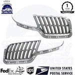 New Grille Right & Left Side Chrome Shell W/ Gray Insert For 2010-12 Lincoln Mkz. Fixed Price $398.17.