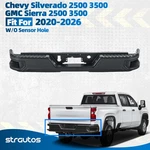 Rear Step Bumper Assembly For 2020-2026 Chevy Silverado 2500/3500 W/o Sensor. Fixed Price $455.99.
