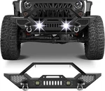 Front Bumper For 2007-2018 Wrangler Jku Off Road Winch Plate D-rings. Fixed Price $362.99.