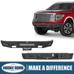 Hooke Road Steel Front Bumper & Rear W/ Light Fit 2017-2024 Nissan Titan. Fixed Price $859.44.