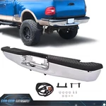 Rear Step Bumper Assembly Chrome Ford F-150 1997-2003 Flareside #FO1103103. Fixed Price $196.25.