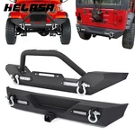 For 1987-2006 Jeep Wrangler Tj Yj Powder Coated Front & Rear Bumper W/ D-rings. Fixed Price $292.30.
