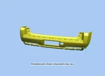 Genuine Gm Rear Upper Bumper Cover 23326086. Fixed Price $735.01.