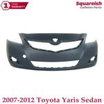 New Front Bumper Cover Primed For 2007-2012 Toyota Yaris Sedan. Fixed Price $172.00.