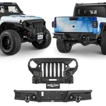 Mad Max Front Grill Bumper + Rear Step Combo For 20-26 Jeep Gladiator Jt. Fixed Price $1059.08.
