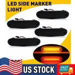 Auxito Front + Rear Clear Side Marker Light For 1990-1997 Mazda Miata MX-5 MX5. Fixed Price $31.34.