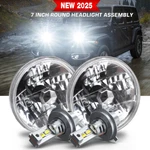 2X 7" Inch Led Headlight Hi/lo Beam For Jeep Wrangler Jk Lj Tj Dodge Chevy. Fixed Price $69.99.